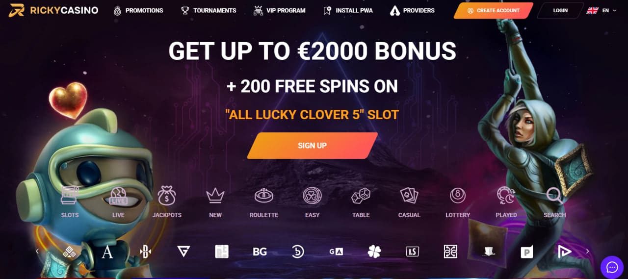 Ricky Casino : Sign Up & Claim Your Bonus Today